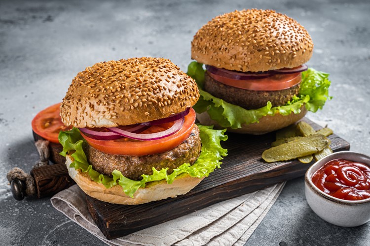 Fazolový vegetariánský burger