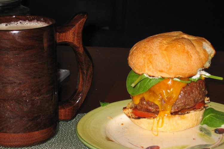 Domácí hamburger