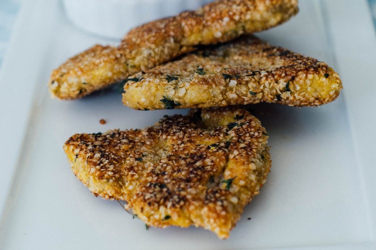 Vegetariánský smažený řízek
