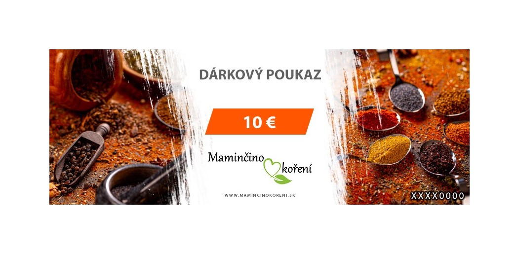 Darčekový poukaz 10 €